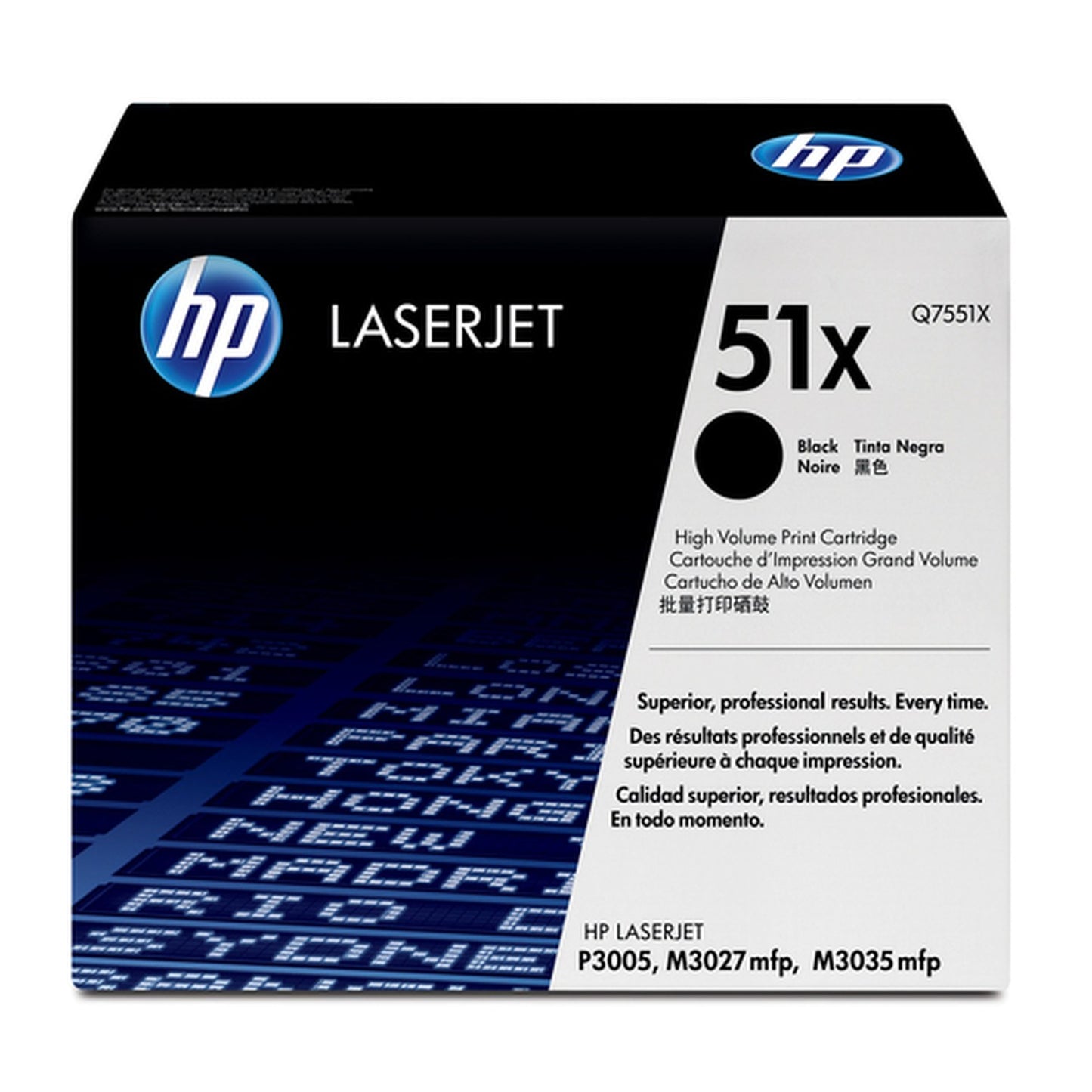 Toner compatible premium HP Q7551X / 51X - noir