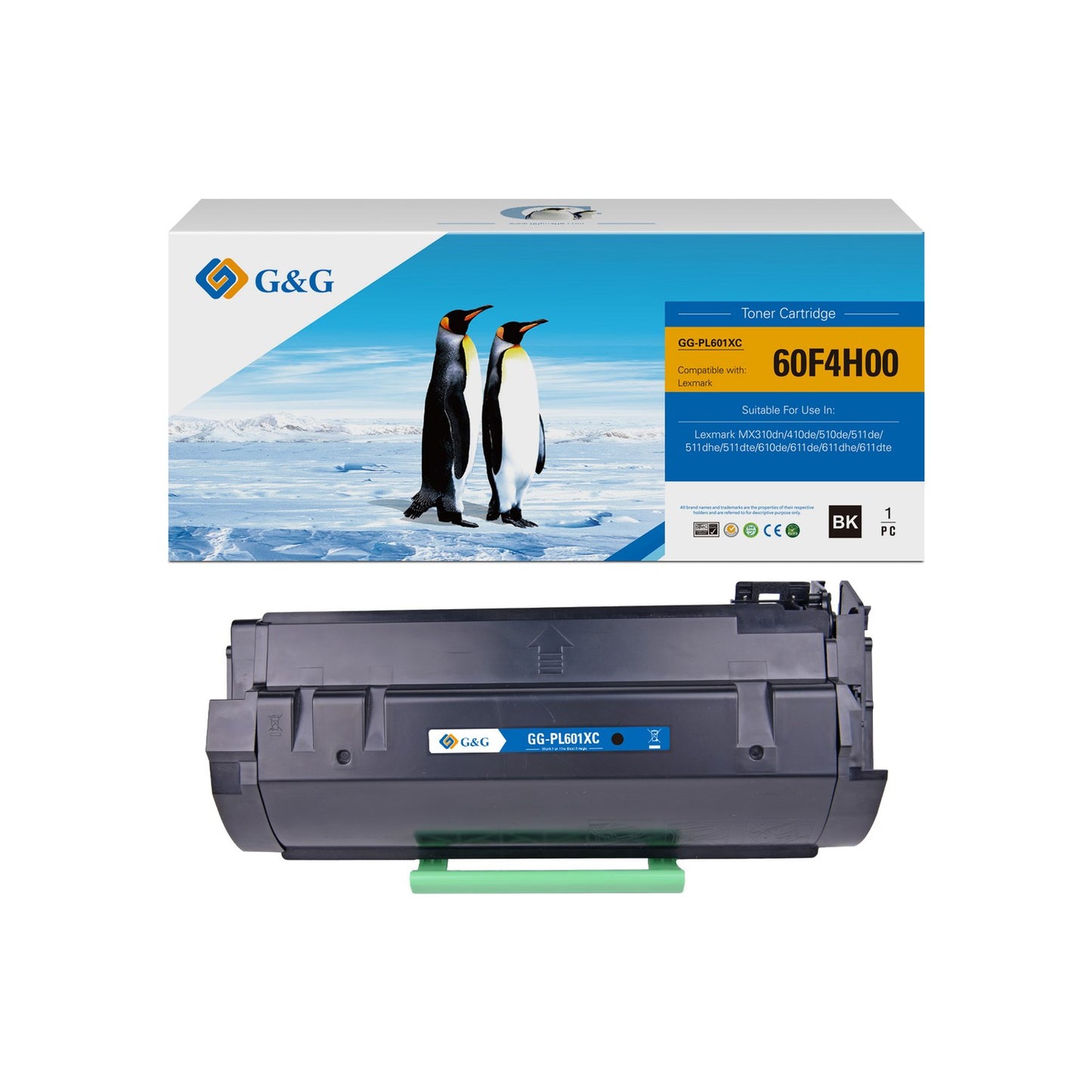 Toner compatible premium Lexmark 60F2H00 / 602H - noir