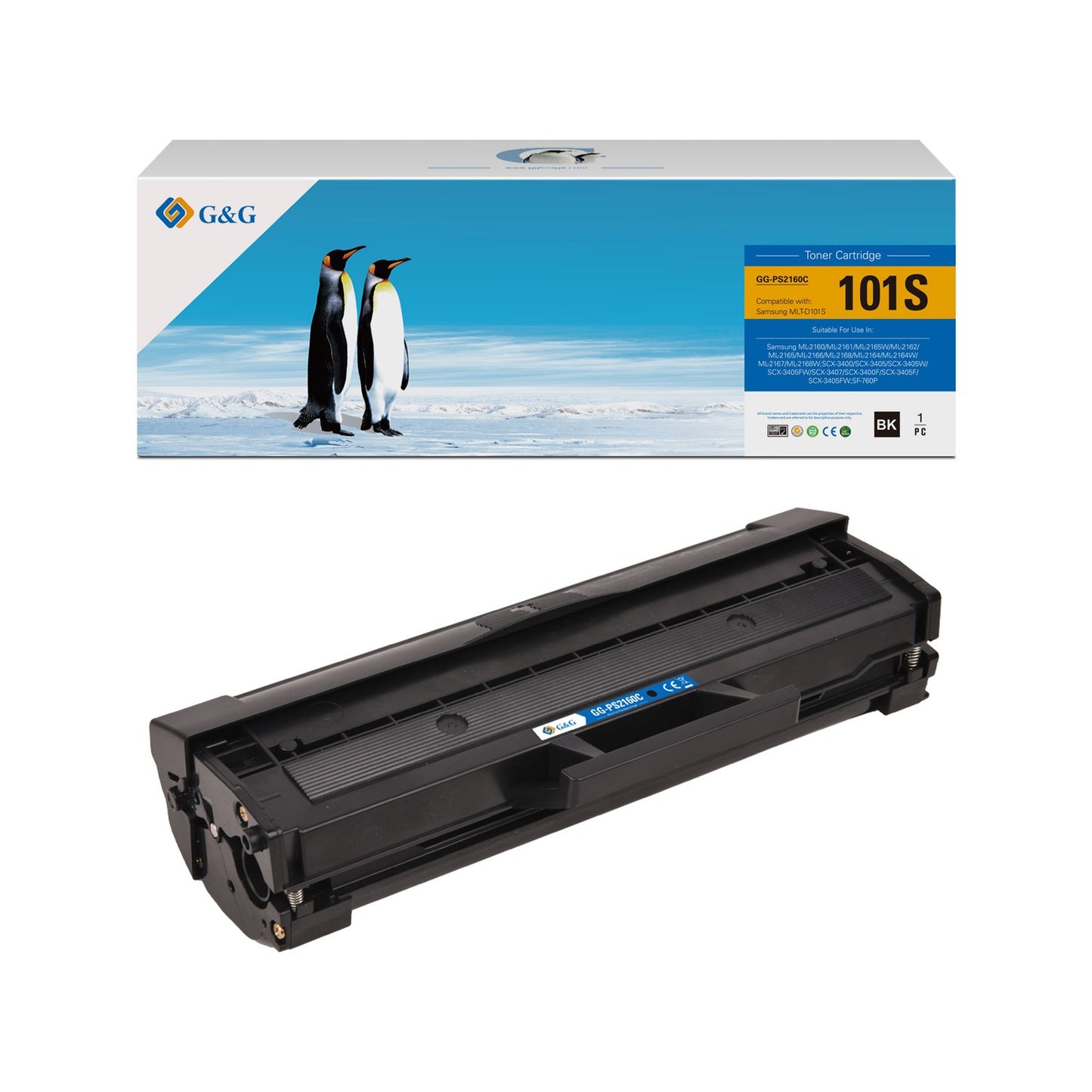 Toner compatible premium Samsung MLTD101SELS / 101 - noir