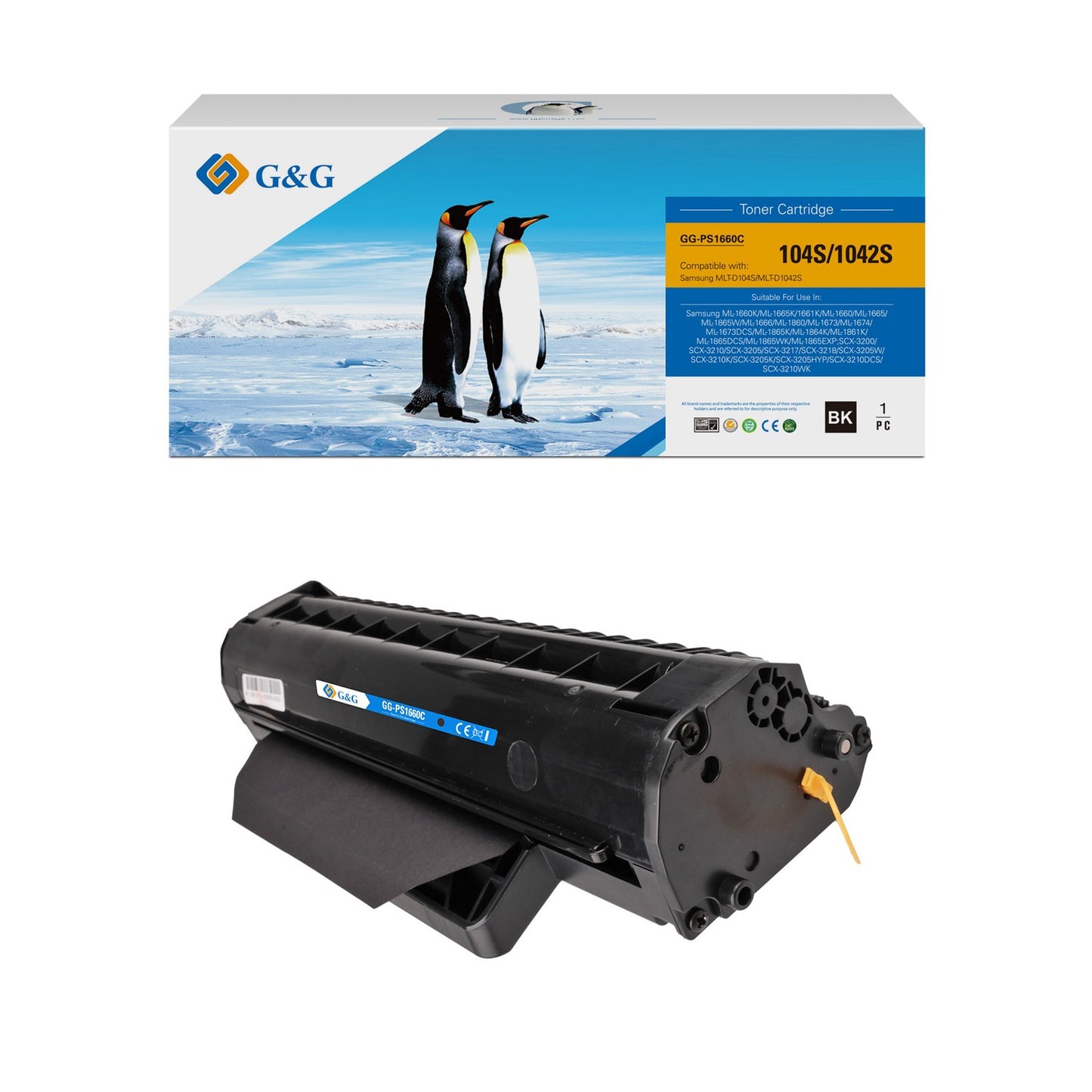 Toner compatible premium Samsung MLTD1042SELS / 1042S - noir