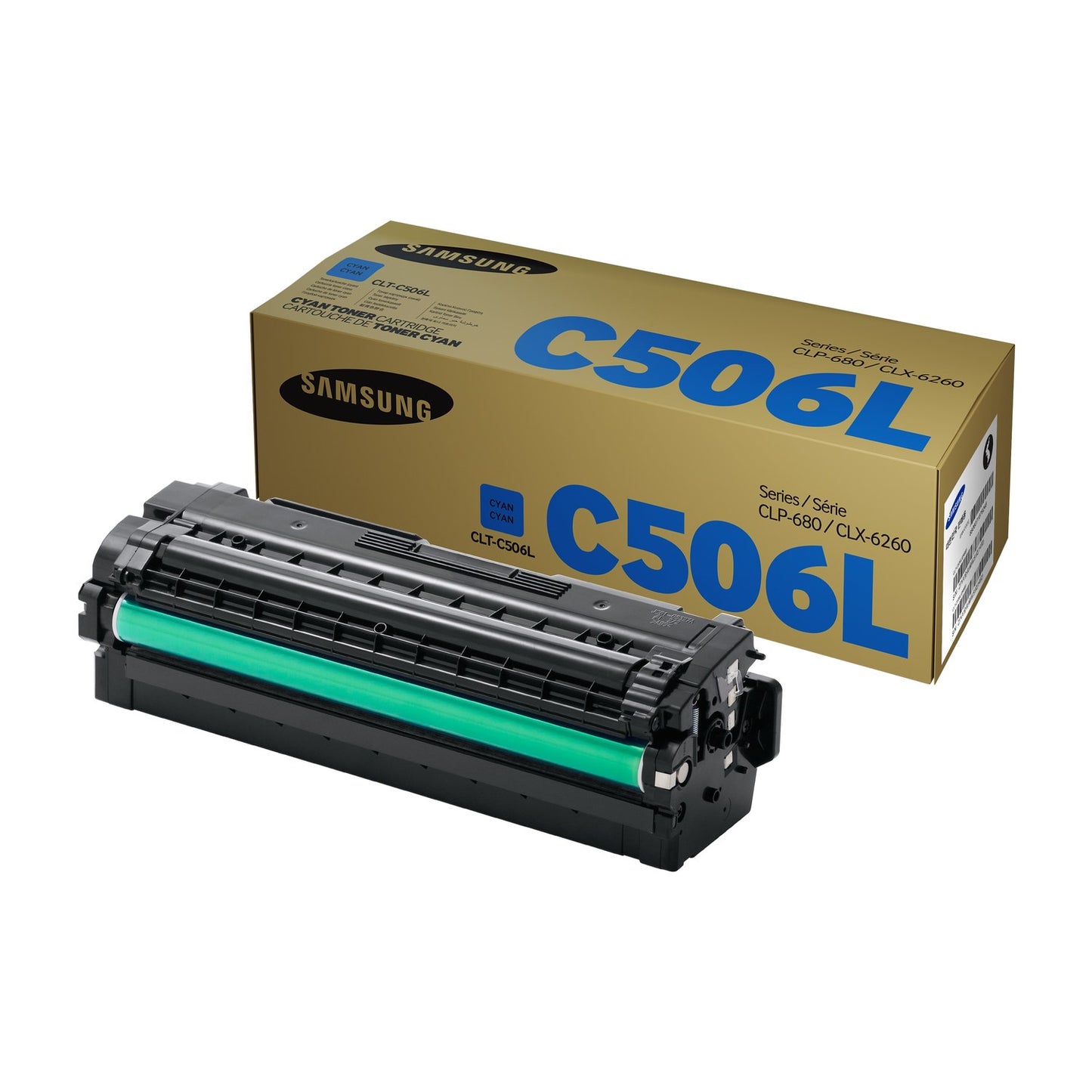 Toner compatible premium Samsung CLTC506LELS / C506L - cyan