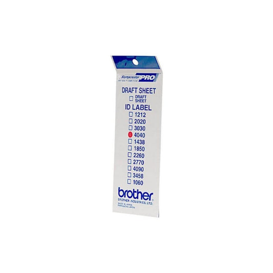 Étiquettes de tampon d'origines Brother ID4040