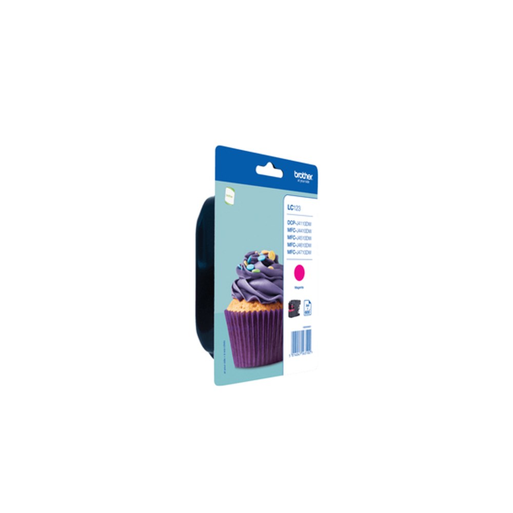 Cartouche d'origine Brother LC123MBP - magenta