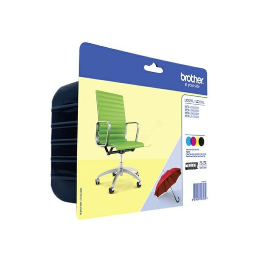 Cartouches d'origines Brother LC229XLVALBPDR - multipack 4 couleurs : noire, cyan, magenta, jaune