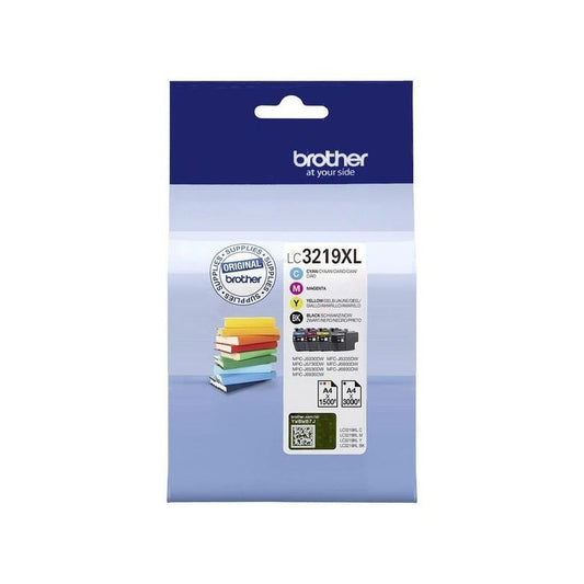 Cartouches d'origines Brother LC3219XLVALDR - multipack 4 couleurs : noire, cyan, magenta, jaune