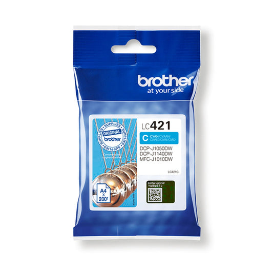 Cartouche d'origine Brother LC421C - cyan
