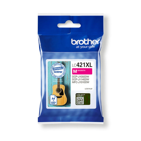 Cartouche d'origine Brother LC421XLM - magenta