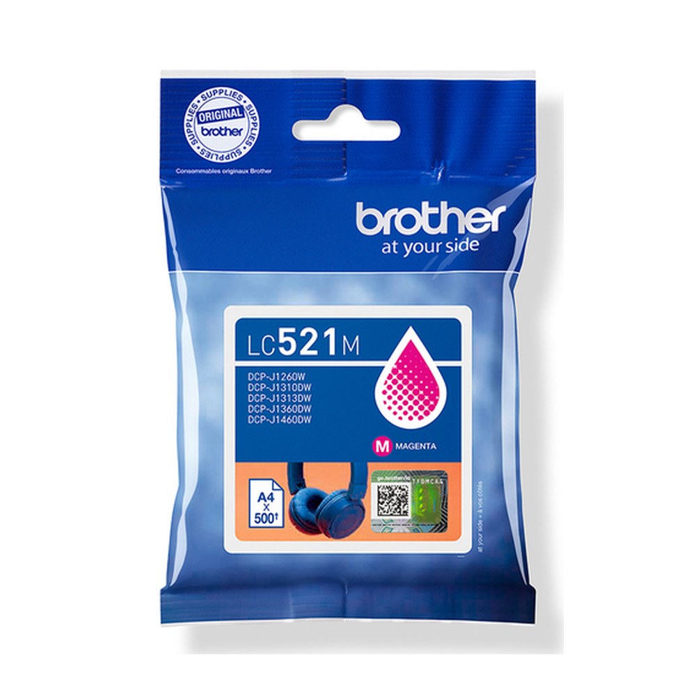 Cartouche d'origine Brother LC521M - magenta