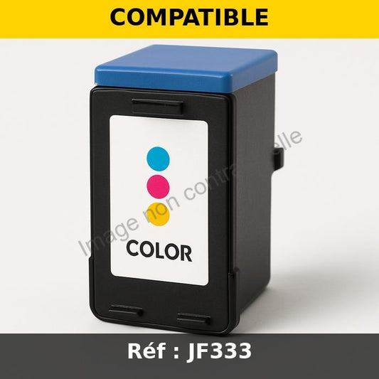 Cartouche Jet d'encre Compatible DELL JF333 (592-10177) 3 Couleurs 104 pages