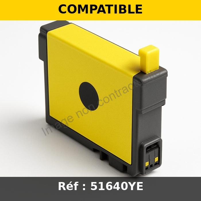 Cartouche compatible HP 51640YE / 40 - jaune