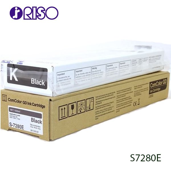 Cartouche d'origine Riso S7280E - noire