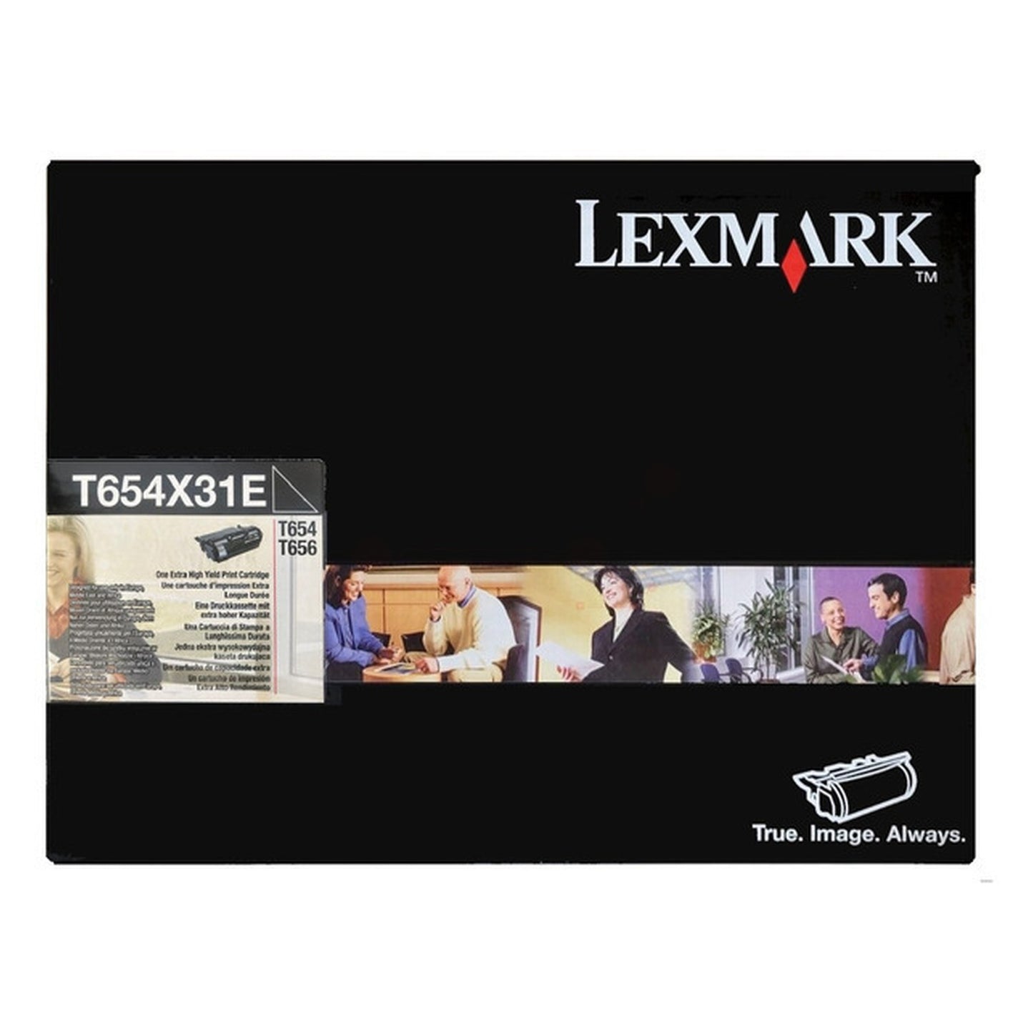 Toner d'origine Lexmark T654X31E - noir