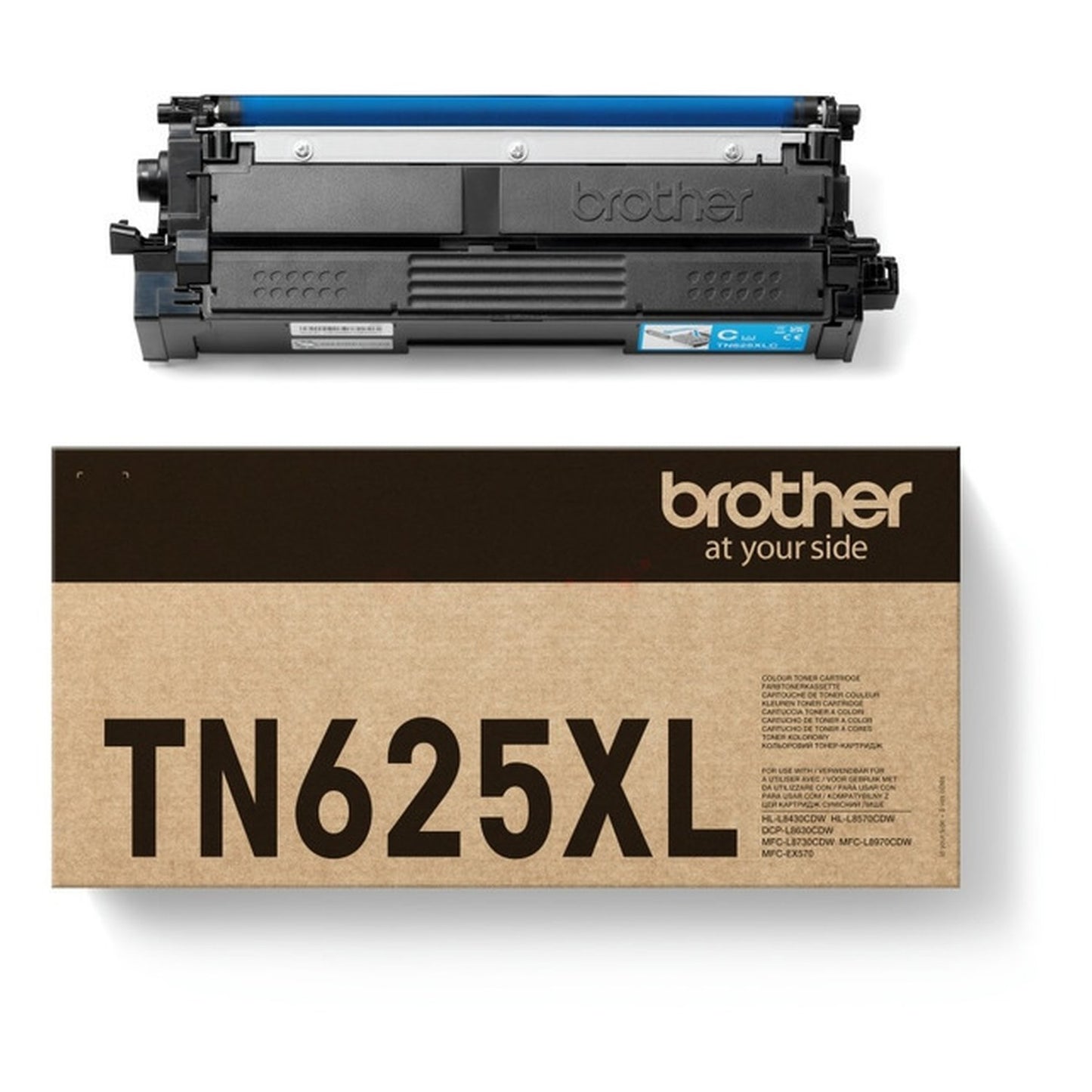 Toner d'origine Brother TN625XLC - cyan