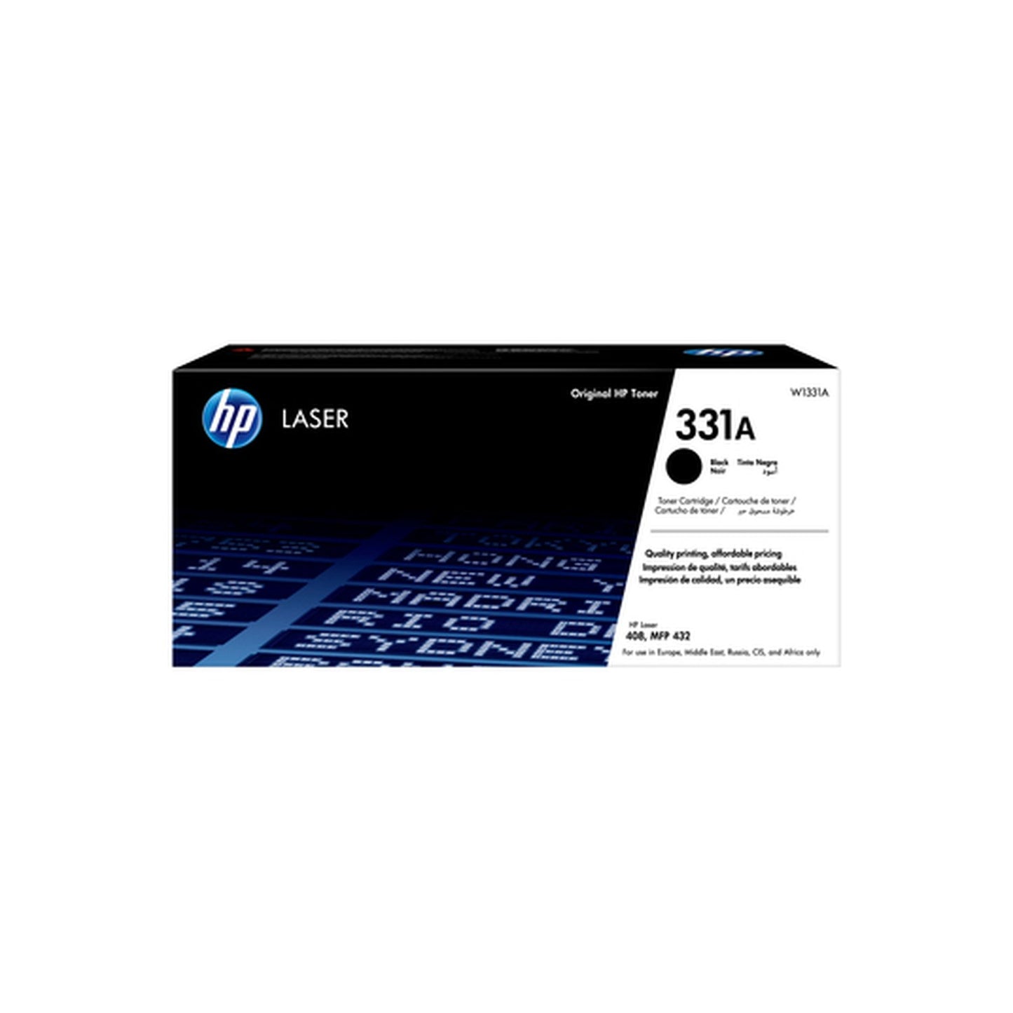 Toner d'origine HP W1331A / 331A - noir