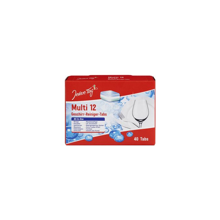 Jeden Tag Pastille de lave-vaisselle Multi 12, 40 tablettes