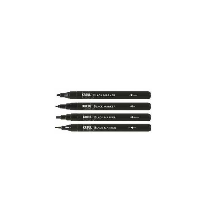 KREUL Black Marker, medium, noir