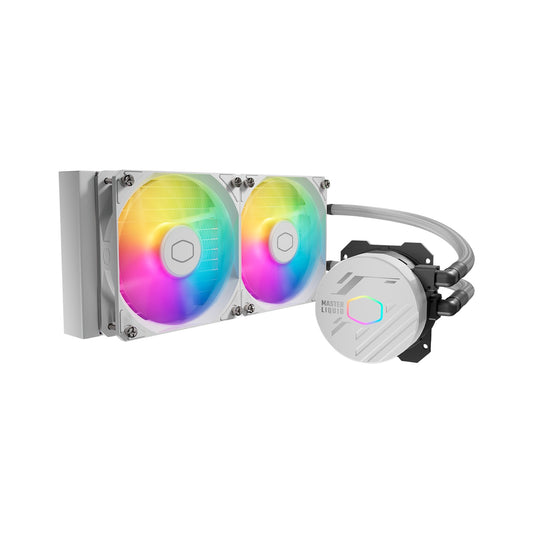 Kit Watercooling AIO Cooler Master MasterLiquid L Core RGB - 240mm (Blanc)
