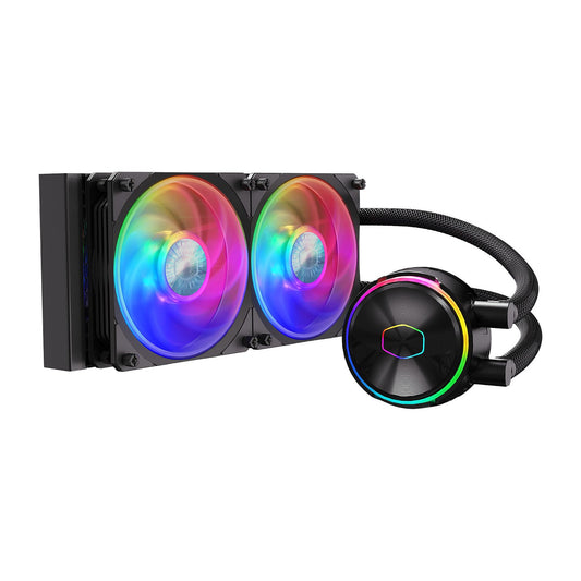 Kit Watercooling AIO Cooler Master MasterLiquid PL-Flux RGB - 240mm(Noir)