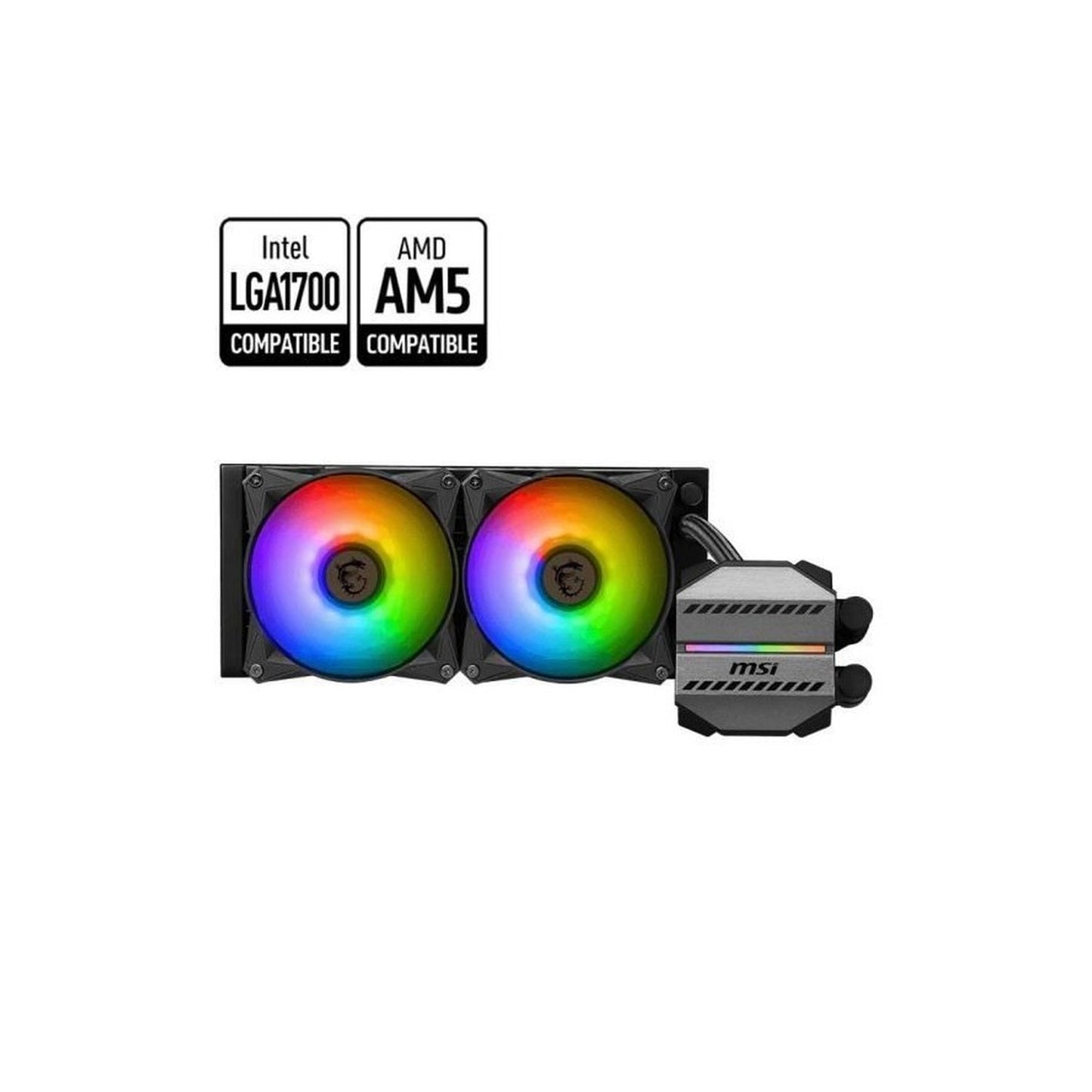 Kit Watercooling AIO MSI Mag CoreLiquid M RGB - 240mm (Noir)
