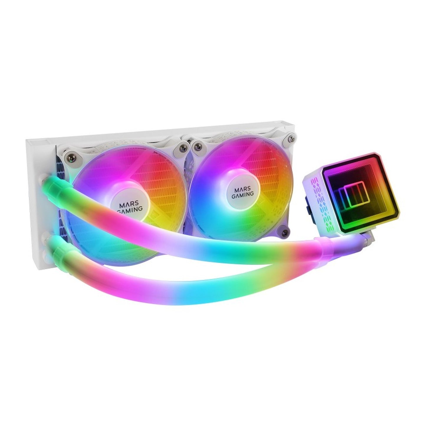 Kit Watercooling AIO Mars Gaming ML-Ultra RGB - 240mm (Blanc)