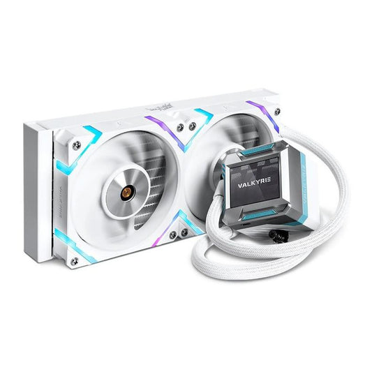 Kit Watercooling AIO Valkyrie Syn RGB - 240mm (Blanc)