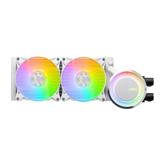 Kit Watercooling MSI Mag CoreLiquid E RGB - 240mm (Blanc)
