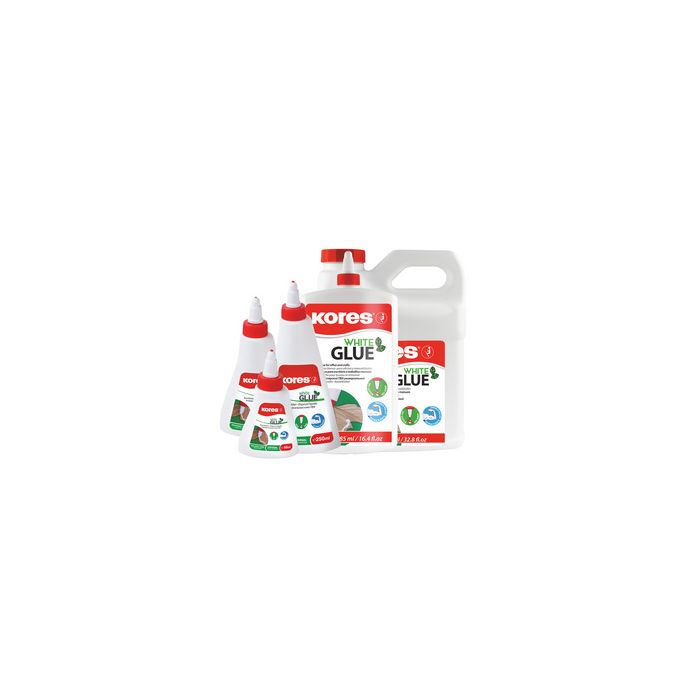 Kores Colle de bricolage "whiteGLUE" sans solvant, 60 ml