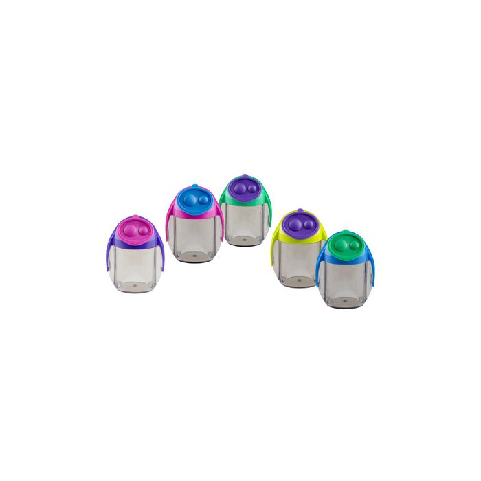 Kores Taille-crayon double "MIGOO", forme ronde, assorti x20