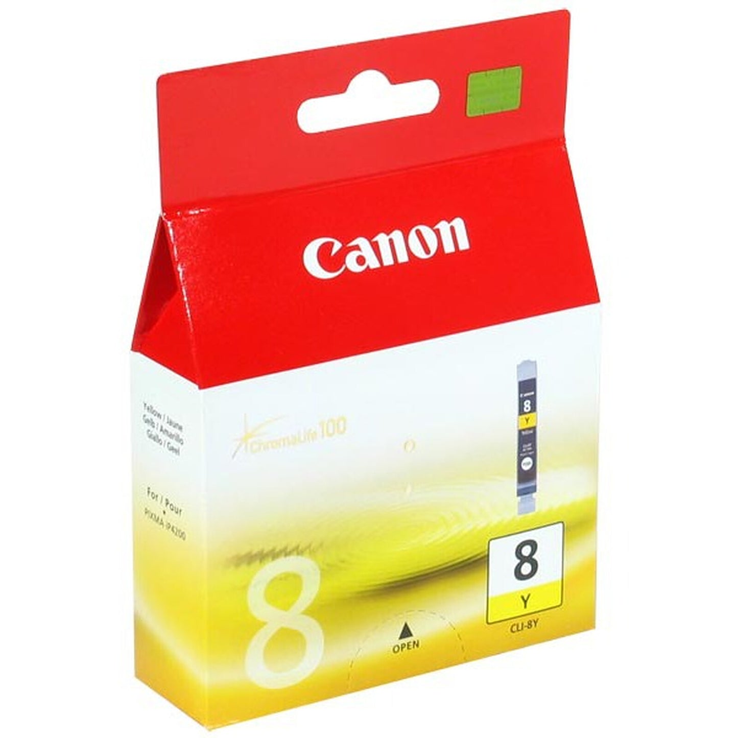 Cartouche Jet d'encre de Marque Canon CLI-8Y Yellow (13ml) 800 copies