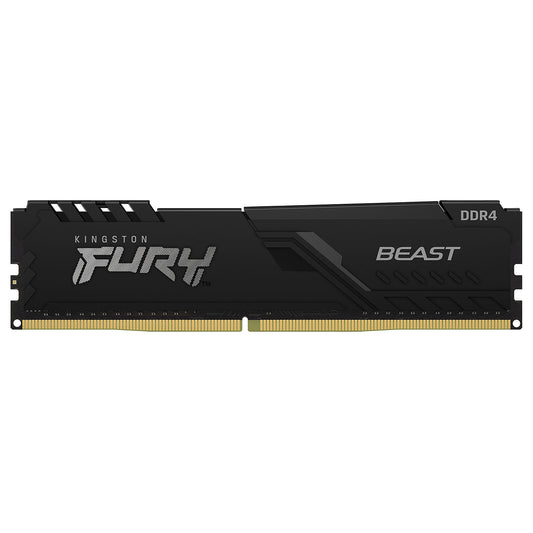 Barrette mémoire 8Go DIMM DDR4 Kingston Fury Beast  2666Mhz (Noir)