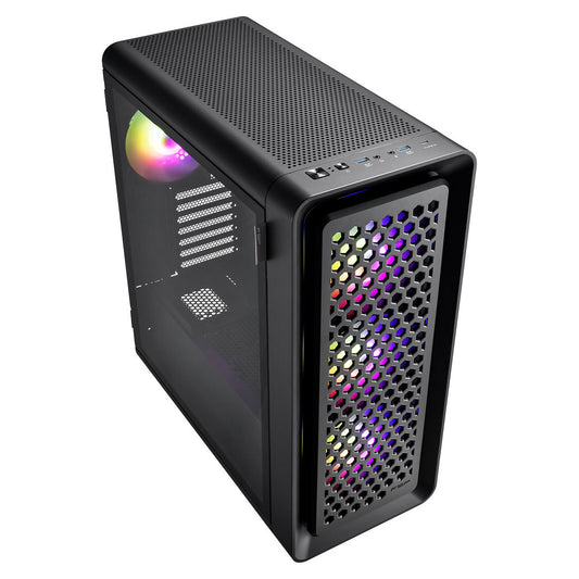 Boitier Grand Tour ATX FSP CUT593P RGB avec panneau vitré (Noir)