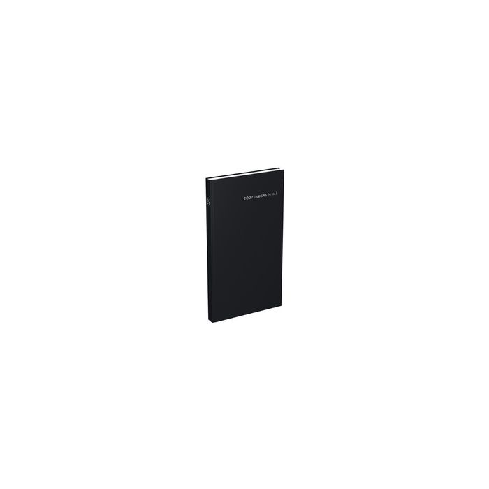 LECAS Agenda journalier Comptoir, 2027, 150 x 270 mm, noir