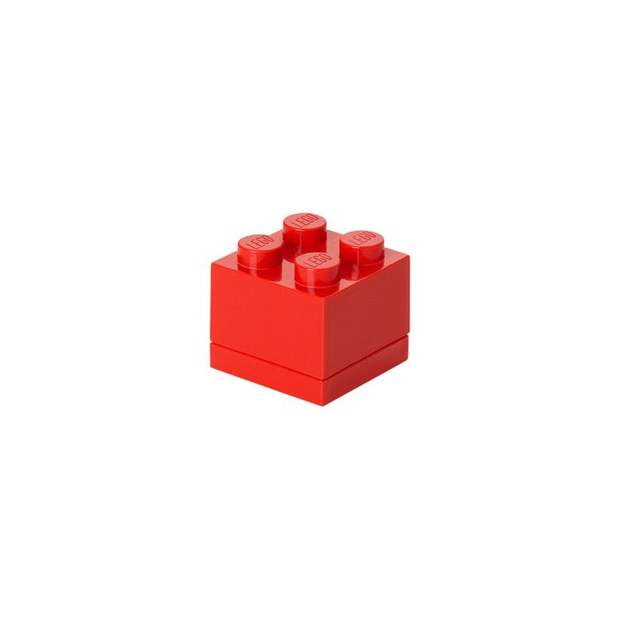 LEGO Boîte à snack MINI BOX 4, 60 ml, rouge