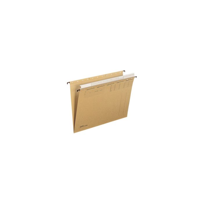 LEITZ ALPHA Hängemappe, A4, mit Organisationsleiste, natron x25