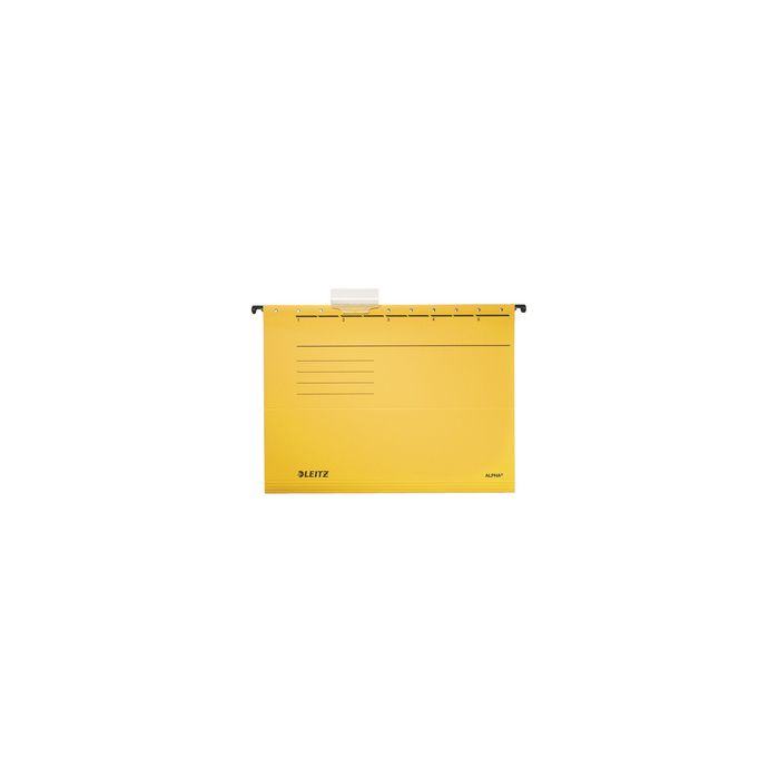 LEITZ ALPHA Hängemappe, A4, seitlich offen, gelb x5