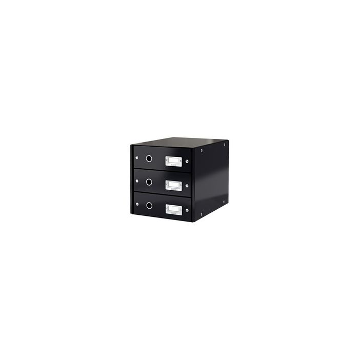 LEITZ Bloc de classement Click & Store WOW, noir