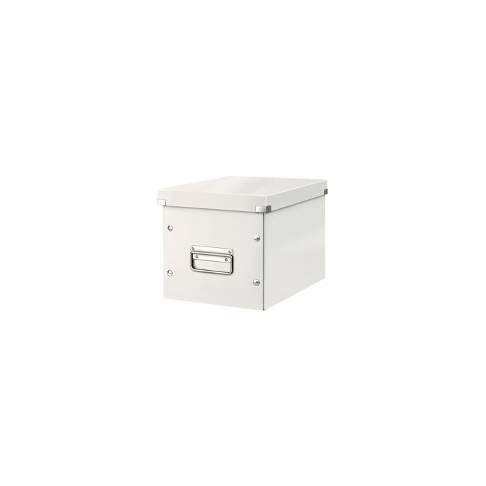 LEITZ Boîte de rangement Click & Store WOW Cube L, blanc