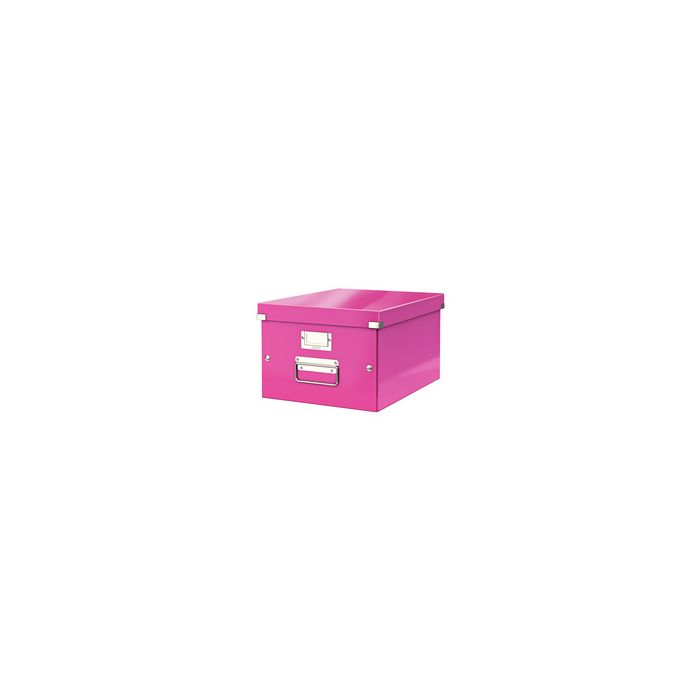 LEITZ Boîte de rangement Click & Store WOW, A4, rose