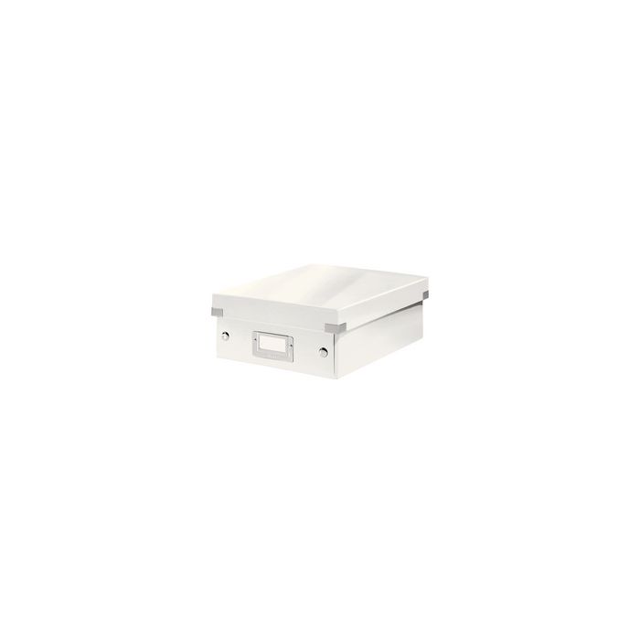 LEITZ Boîte de rangement Click & Store WOW, grand, blanc