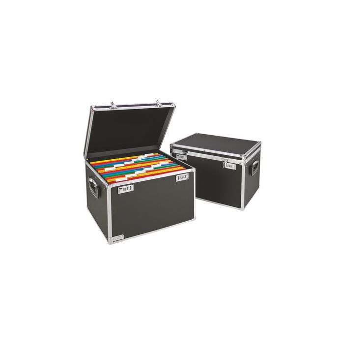LEITZ Boîte pour dossiers suspendus, noir/chrome