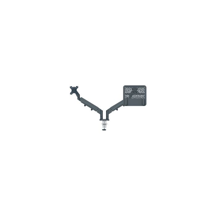 LEITZ Bras pour écran Ergo avec support ordinateur portable