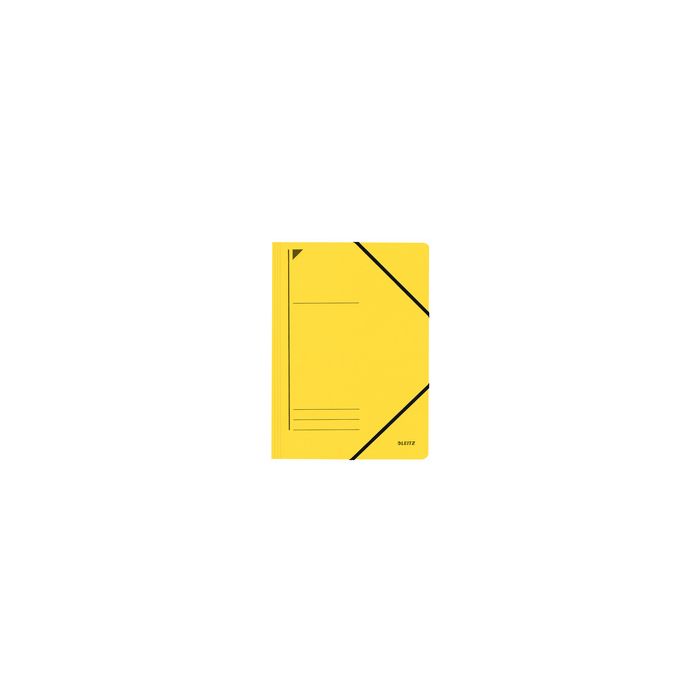 LEITZ Chemise à élastique, format A4, carton, jaune