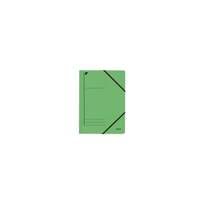 LEITZ Chemise à élastique, format A4, carton, vert
