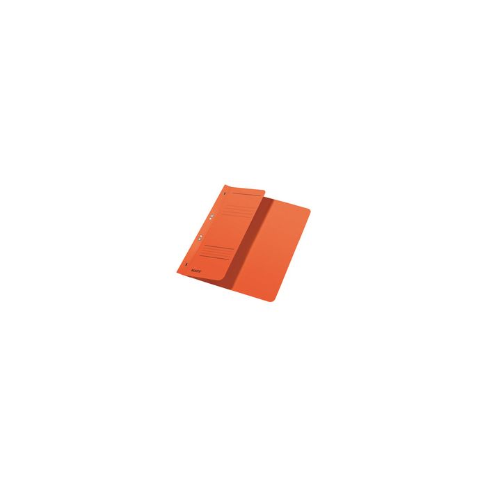 LEITZ Chemise à oeillets, carton manille, A4, orange x50