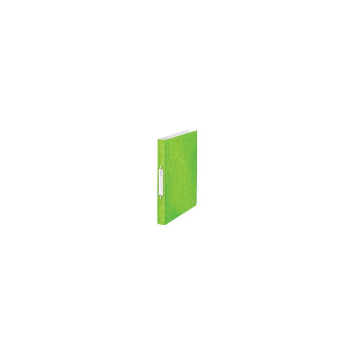LEITZ Classeur à anneaux WOW, A4, PP, 2 anneaux, vert