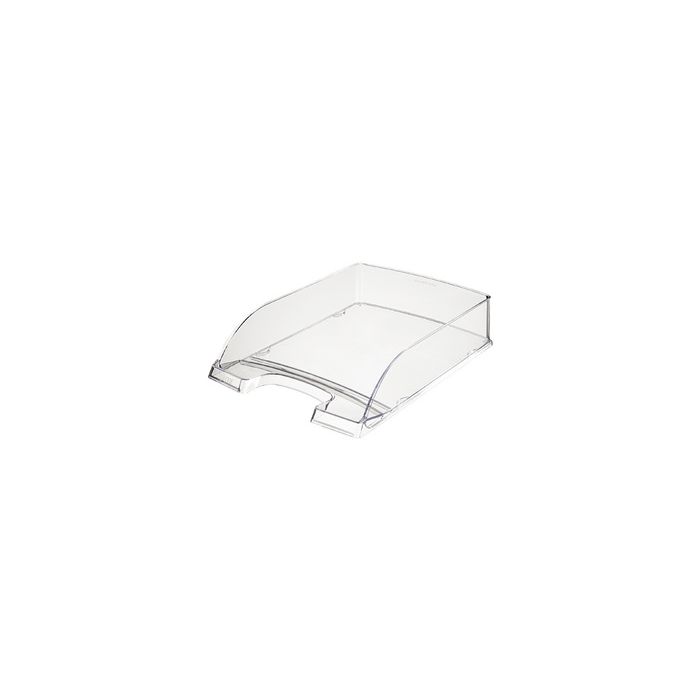 LEITZ Corbeille à courrier Plus transparent, A4, polystyrène x5