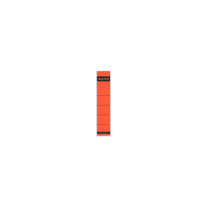 LEITZ Etiquette pour dos de classeur, 39 x 192 mm, rouge