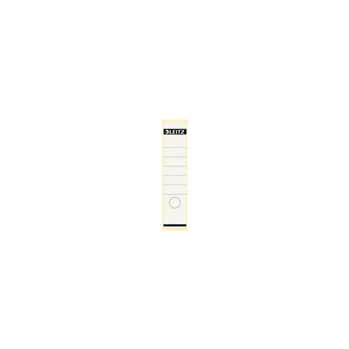 LEITZ Etiquette pour dos de classeur, 61 x 285 mm, blanc