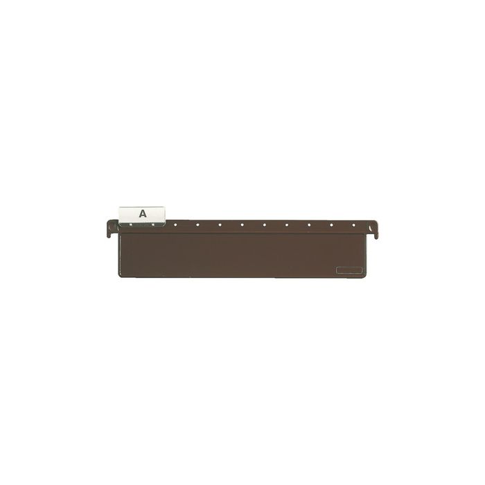 LEITZ Hänge-Leitkarte für SERIE 18 Hängeregistratur, braun x25