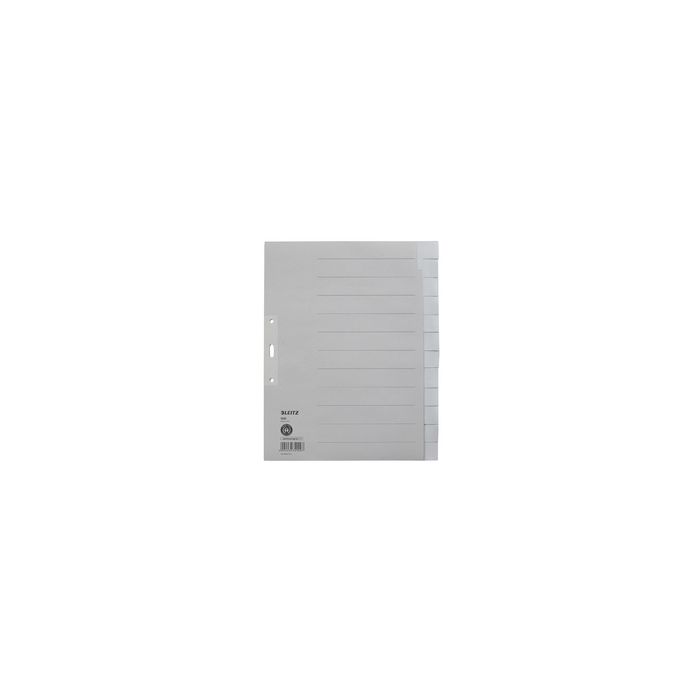 LEITZ Intercalaires en papier naturel, uni, A4 extra-large